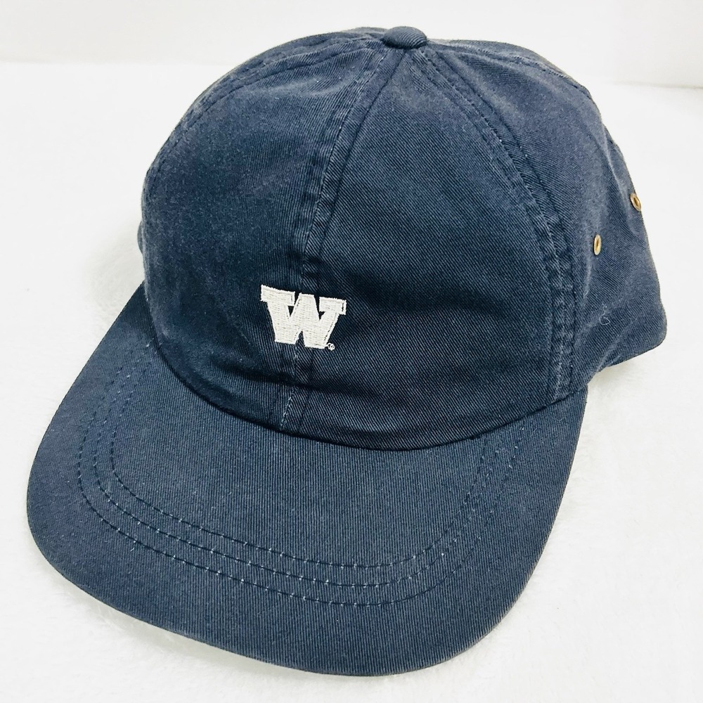 Tommy Hilfiger Preppy W Logo Hat Cap Adjustable Strapback Blue College Casual
